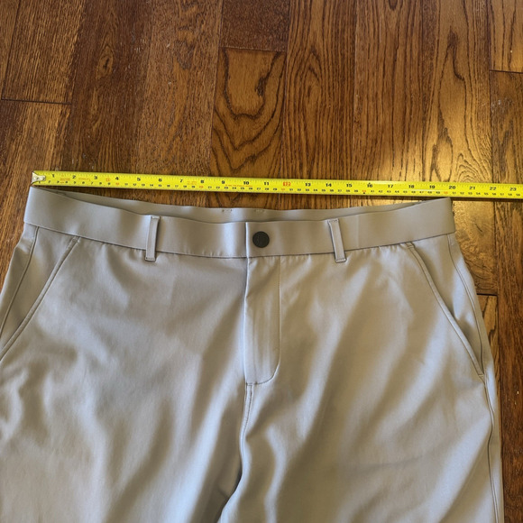 Greyson Sequoia Knit Trouser Mens 38 x 32 Khaki Beige Golf Performance Pants - Picture 12 of 14